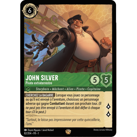 John Silver, carte Légendaire de Lorcana