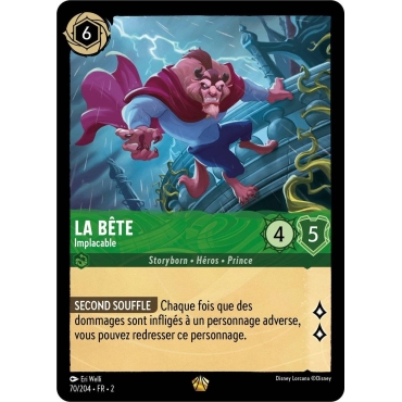 La Bête 70/204 : carte Lorcana