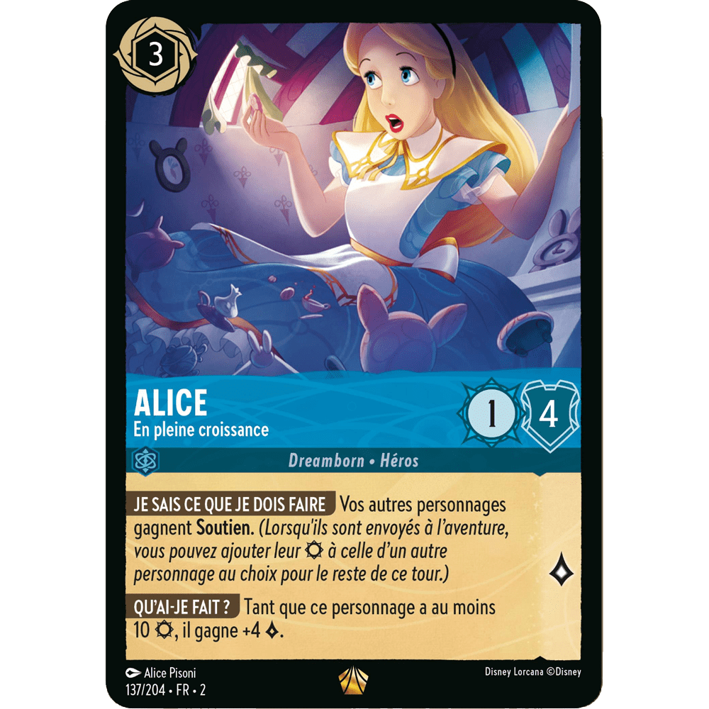 Alice 137/204 : carte Lorcana