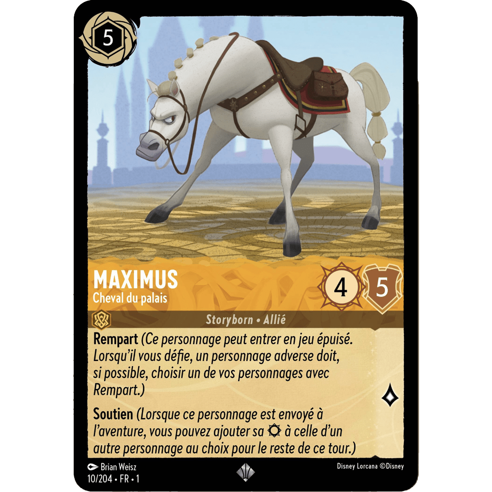 Maximus 10/204 : carte Lorcana