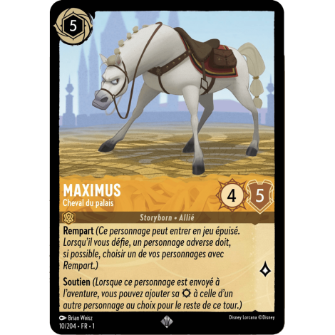 Maximus 10/204 : carte Lorcana