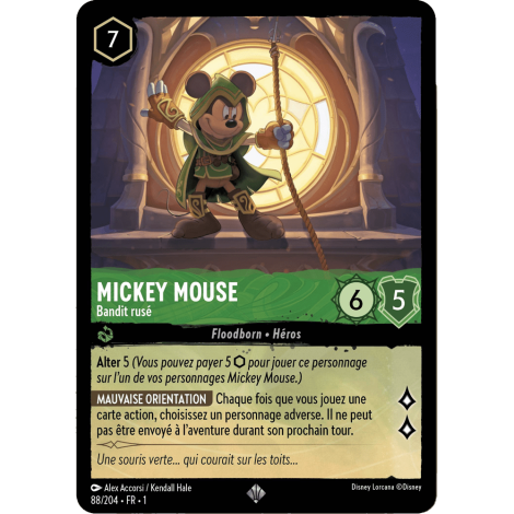 Mickey Mouse 88/204 : carte Lorcana