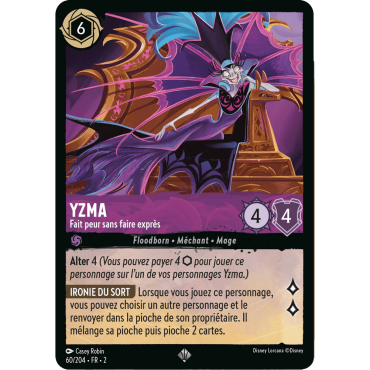 Yzma 60/204 : carte Lorcana
