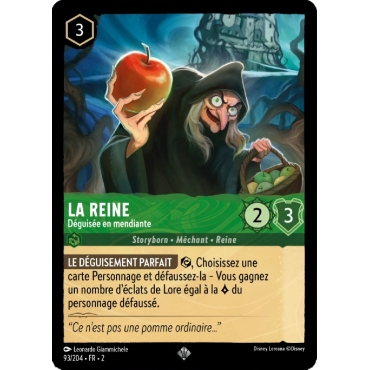 La Reine 93/204 : carte Lorcana