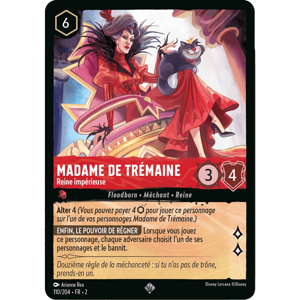 Madame de Trémaine 110/204 : carte Lorcana