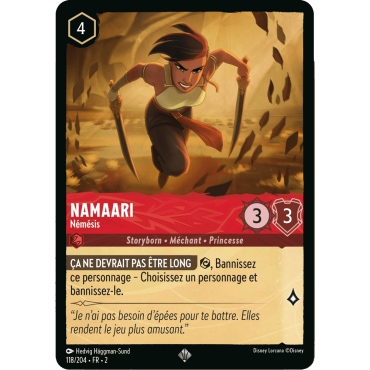 Namaari 118/204 : carte Lorcana