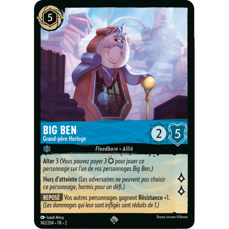 Big Ben, carte Super Rare de Lorcana