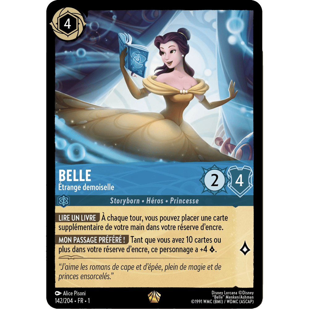 Belle 142/204 : carte Lorcana