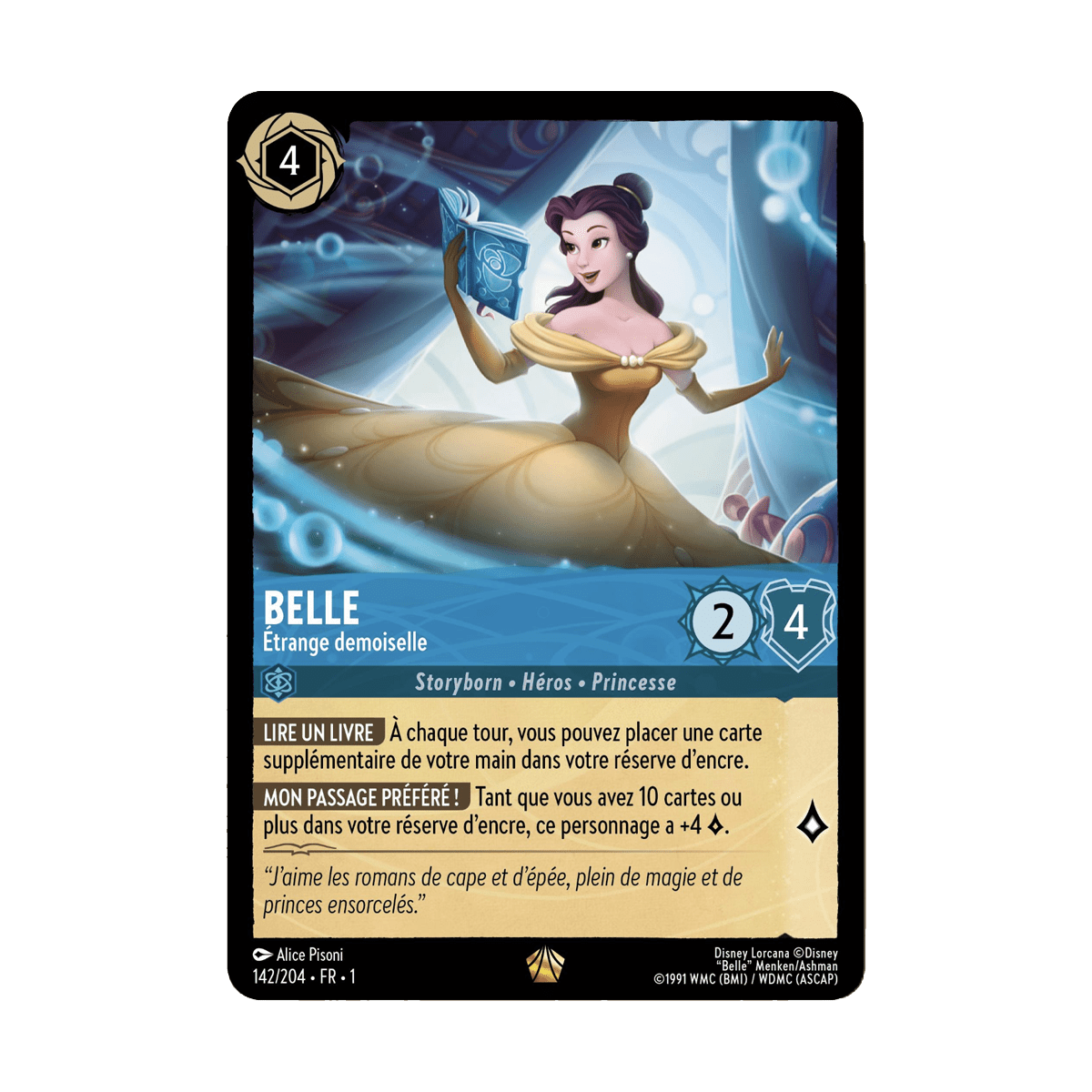 Belle 142/204 : carte Lorcana