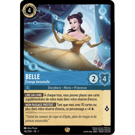 Belle 142/204 : carte Lorcana