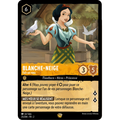 Blanche-Neige, carte Légendaire de Lorcana