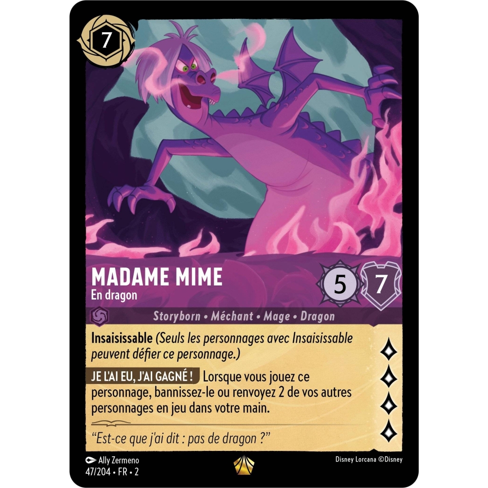 Madame Mime 47/204 : carte Lorcana