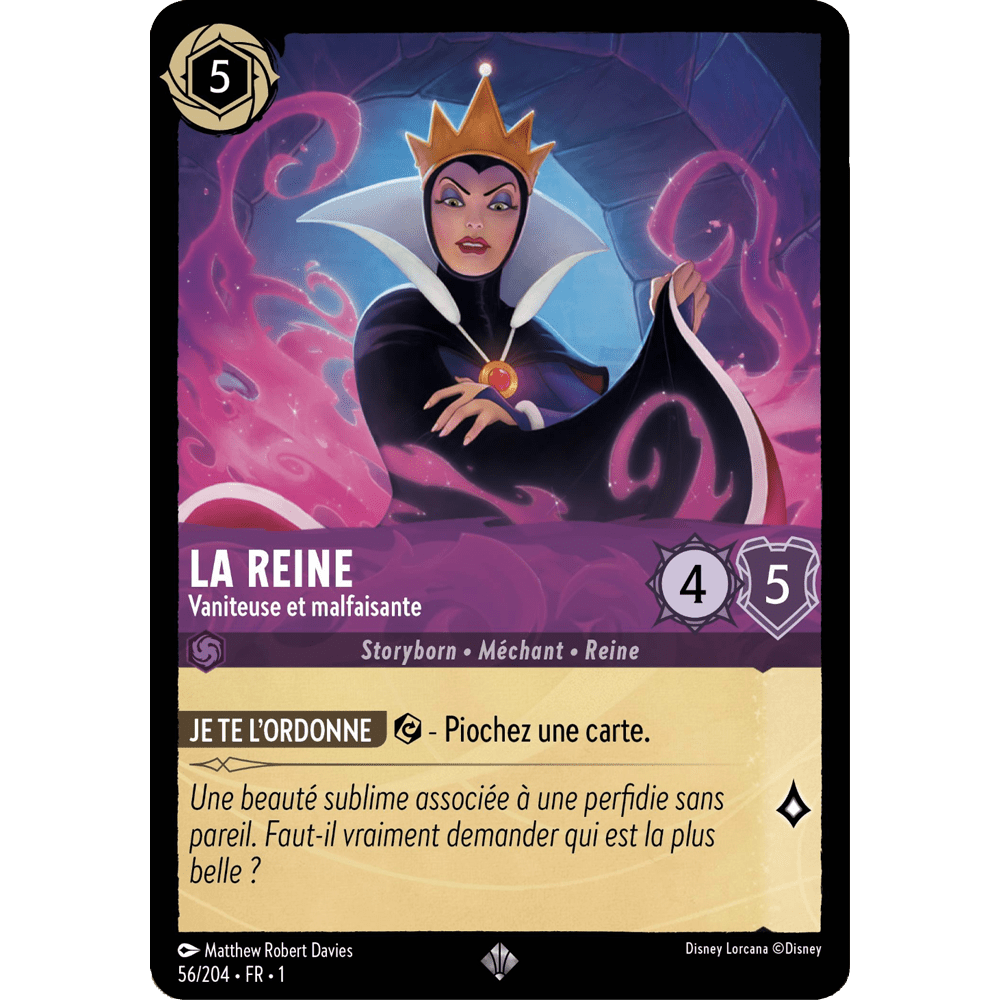 La Reine 56/204 : carte Lorcana