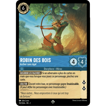 Robin des Bois 157/204 : carte Lorcana