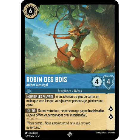 Robin des Bois 157/204 : carte Lorcana