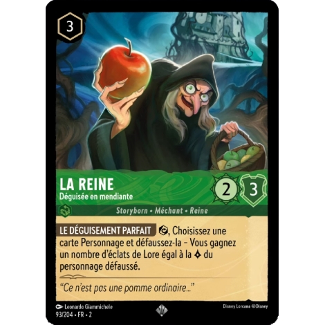 La Reine, carte Super Rare de Lorcana