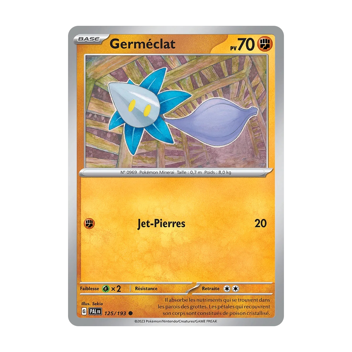 Carte Germéclat - Commune (Brillante) de Pokémon Écarlate et Violet Évolutions à Paldea 125/193