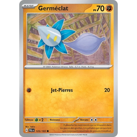 Carte Germéclat - Commune (Brillante) de Pokémon Écarlate et Violet Évolutions à Paldea 125/193