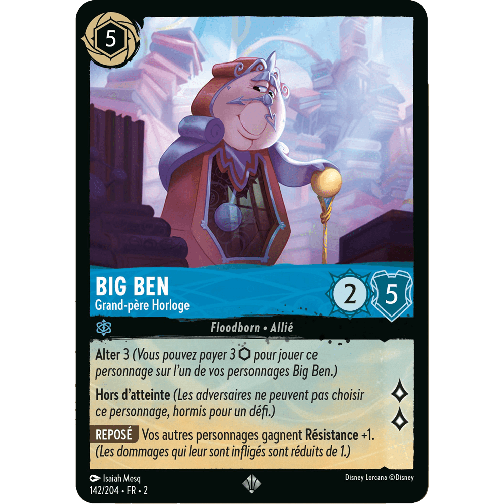 Big Ben 142/204 : carte Lorcana