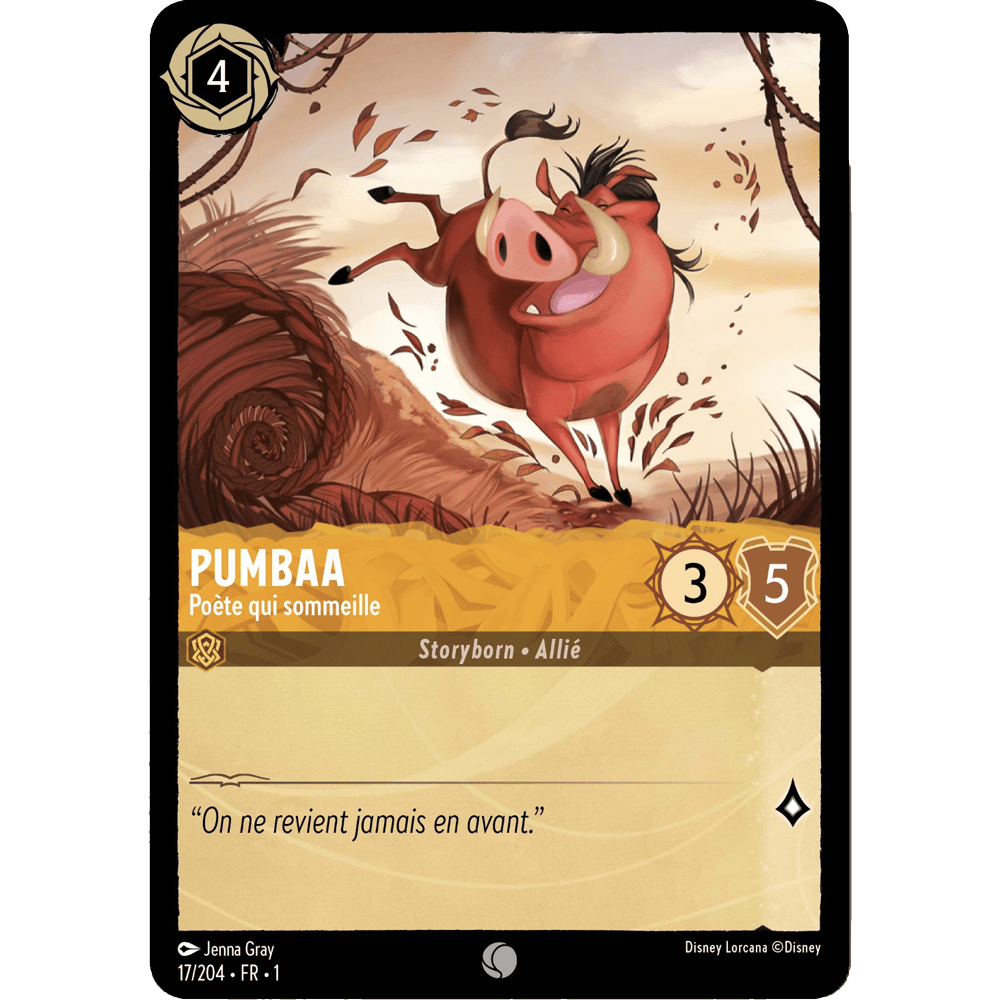 Pumba, carte Commune de Lorcana