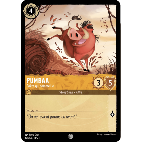 Pumba, carte Commune de Lorcana