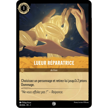 Lueur réparatrice - Lorcana Chapitre 1 : Premier Chapitre