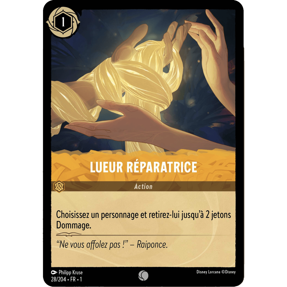 Lueur réparatrice - Lorcana Chapitre 1 : Premier Chapitre