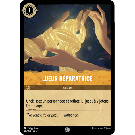 Lueur réparatrice - Lorcana Chapitre 1 : Premier Chapitre