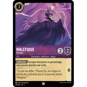 Maléfique, carte Commune de Lorcana