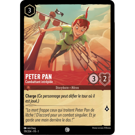 Peter Pan, carte Commune de Lorcana