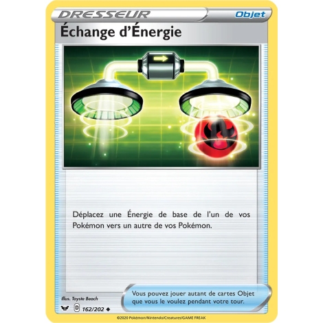 Échange d'Énergie 162/202 : Joyau Peu commune (Brillante) de l'extension Pokémon Épée et Bouclier