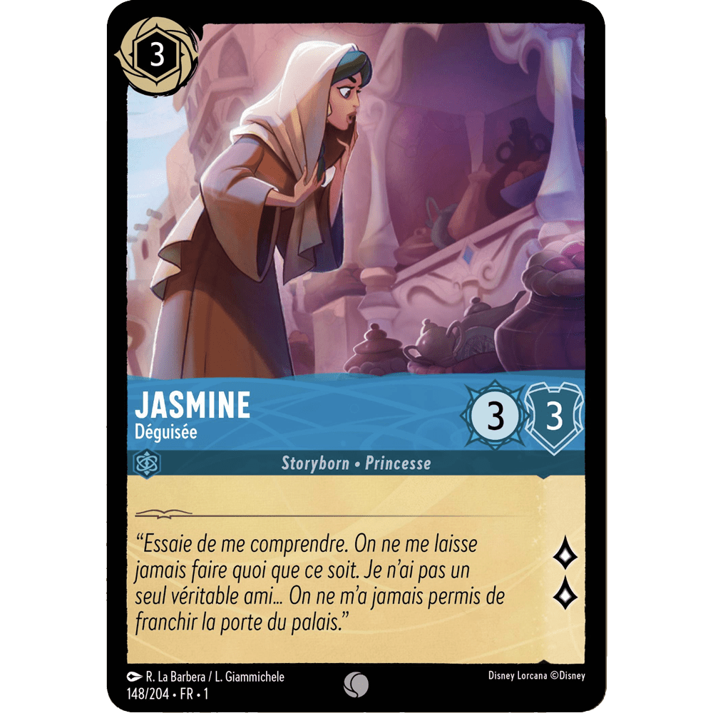 Jasmine, carte Commune de Lorcana