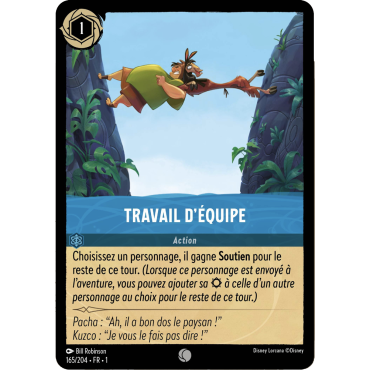 Travail d’équipe, carte Commune de Lorcana