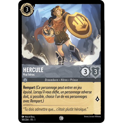 Hercule 181/204 : carte Lorcana