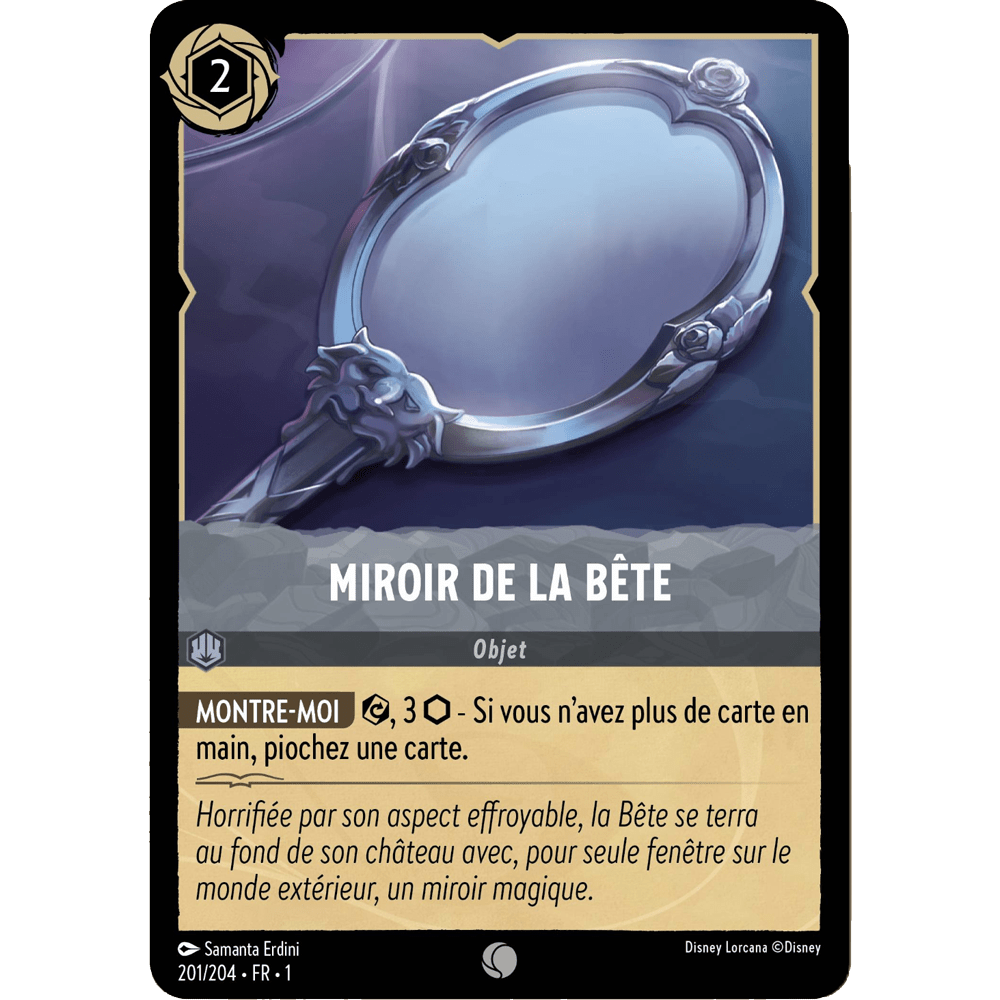 Miroir de la Bête 201/204 : carte Lorcana