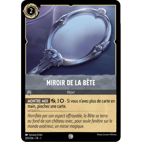 Miroir de la Bête 201/204 : carte Lorcana