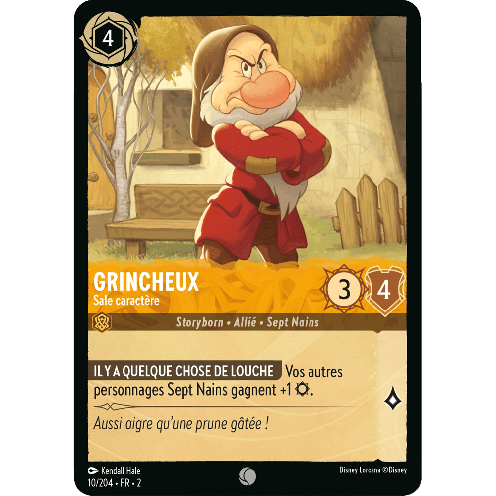 Grincheux 10/204 : carte Lorcana