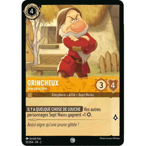 Grincheux 10/204 : carte Lorcana