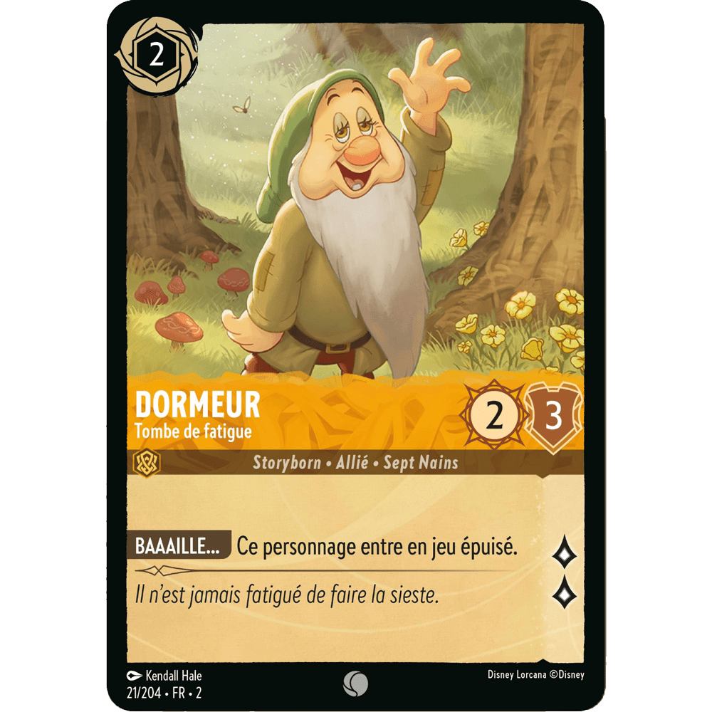 Dormeur 21/204 : carte Lorcana