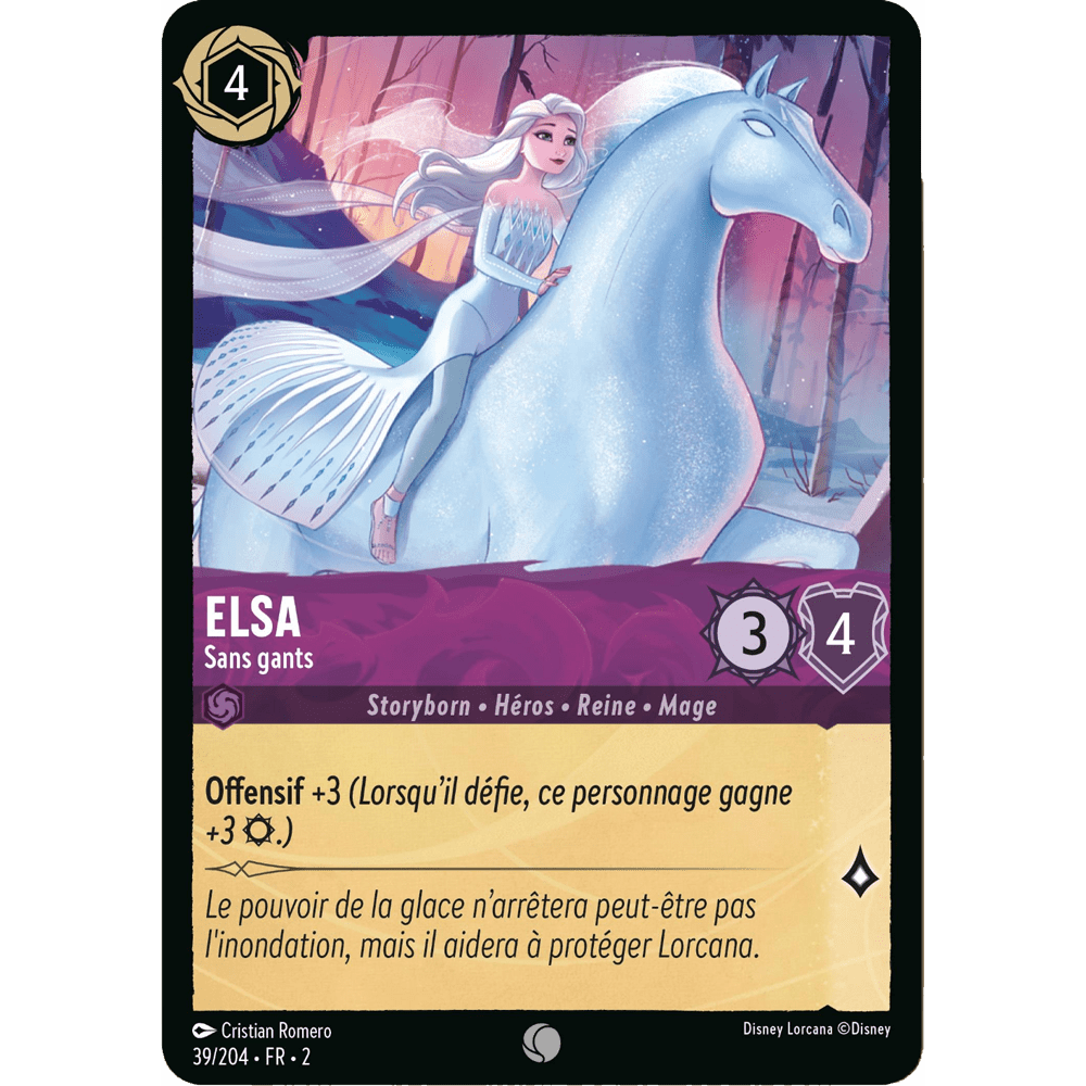 Elsa 39/204 : carte Lorcana