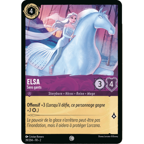 Elsa 39/204 : carte Lorcana