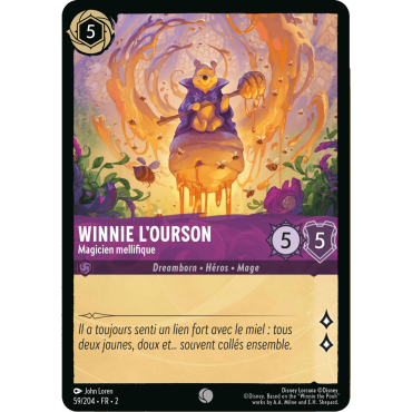 Winnie l’Ourson 59/204 : carte Lorcana