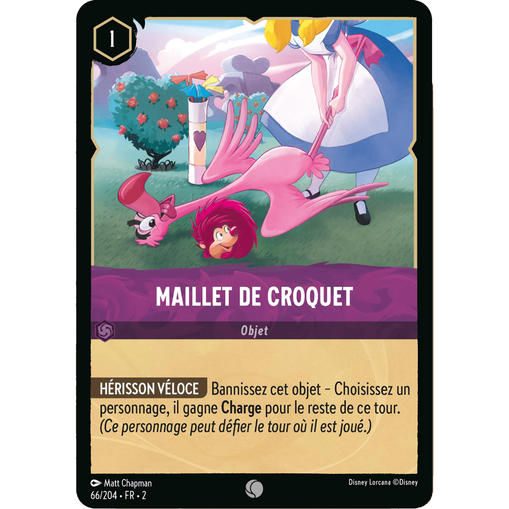 Maillet de Croquet, carte Commune de Lorcana