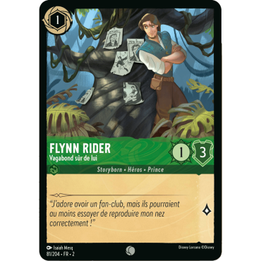 Flynn Rider 81/204 : carte Lorcana