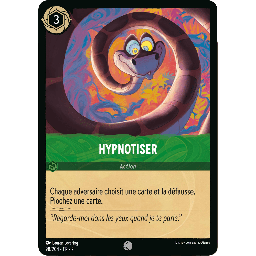 Hypnotiser, carte Commune de Lorcana