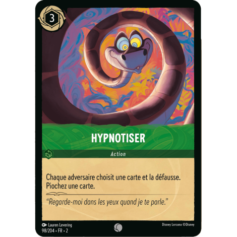 Hypnotiser, carte Commune de Lorcana