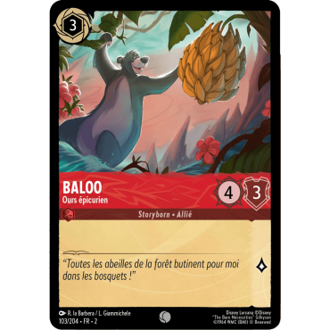 Baloo, carte Commune de Lorcana