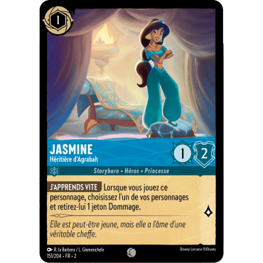 Jasmine, carte Commune de Lorcana