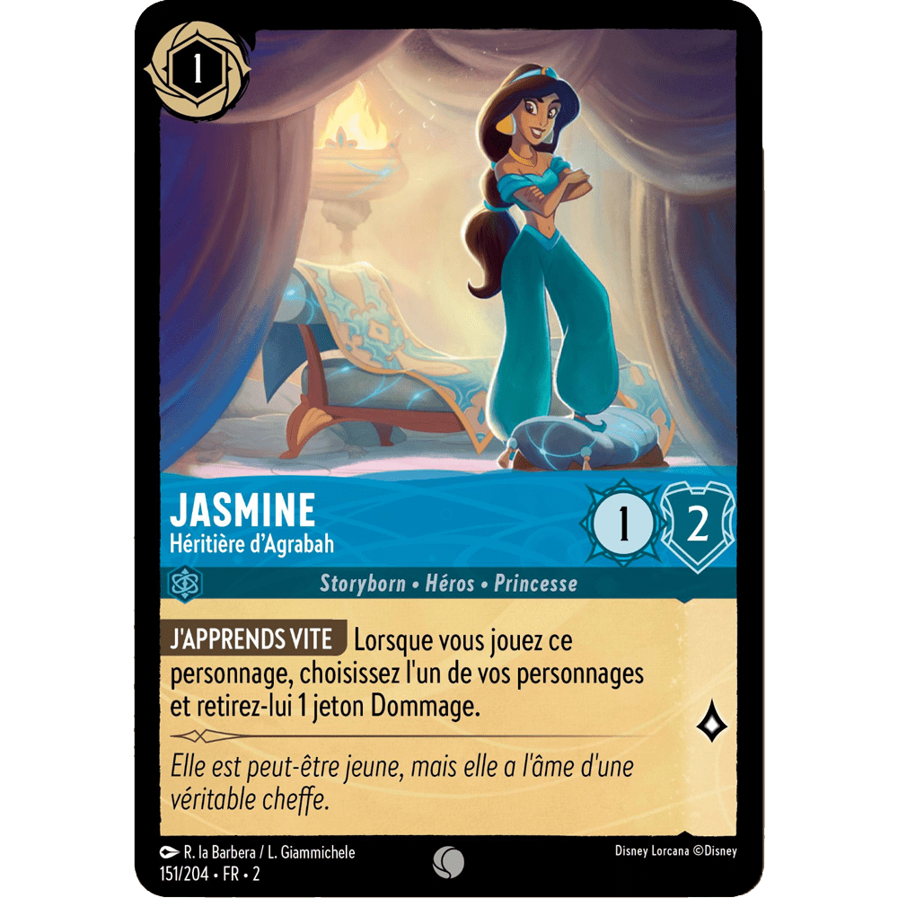 Jasmine, carte Commune de Lorcana