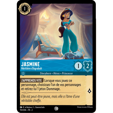 Jasmine, carte Commune de Lorcana